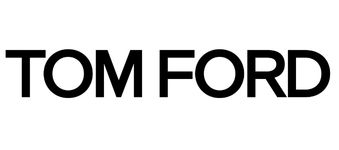 The image displays the text TOM FORD in bold, black, uppercase letters on a white background.